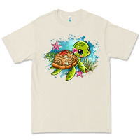 Bone ocean with turtle Premium Tee - AdoDesignShop