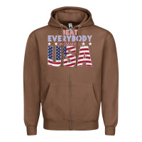Chestnut Usa Beat Everybody Zipper Hoodie - Bettercallsaul