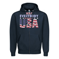 Navy Usa Beat Everybody Zipper Hoodie - Bettercallsaul