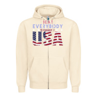 Sandshell Usa Beat Everybody Zipper Hoodie - Bettercallsaul