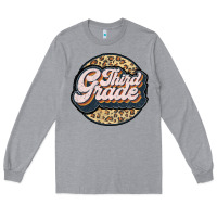 Heather Grey third grade Long Sleeve Tee - JahusDesignShop