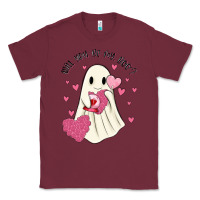 Burgundy will you be my boo Classic Tee - MaliasSmallBusiness