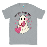 Heather Grey will you be my boo Classic Tee - MaliasSmallBusiness