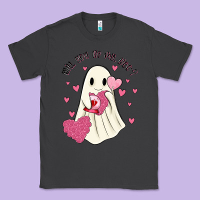 Will You Be My Boo Classic Tee Designed By Maliassmallbusiness