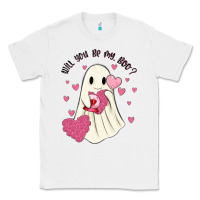 White will you be my boo Classic Tee - MaliasSmallBusiness