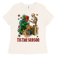 Bone Skeleton tis the season Ladies Tee - FaDigitalArtStudio