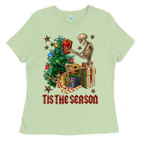 Matcha Skeleton tis the season Ladies Tee - FaDigitalArtStudio