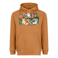 Meerkat Dog coffee cups Heavyweight Hoodie - HowdyJamesFarm