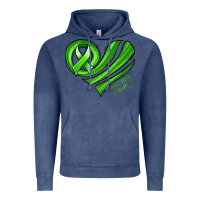 Vintage Denim mental health awareness heart Vintage Hoodie - Jasminsmagicworld