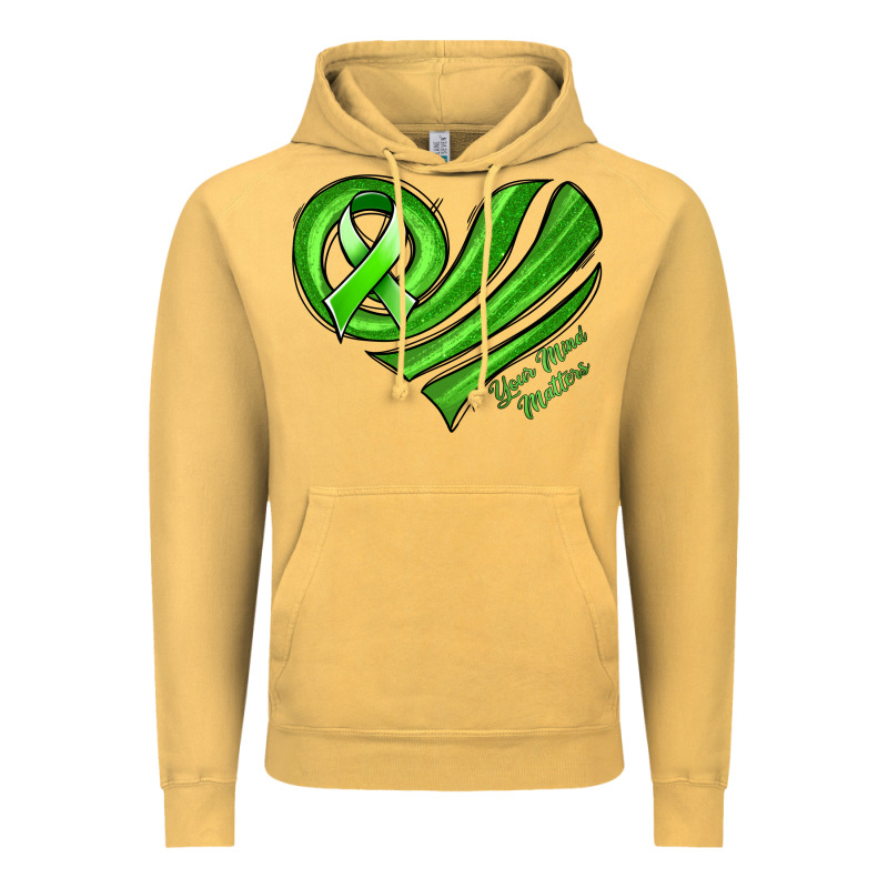 Mental Health Awareness Heart Vintage Hoodie by Jasminsmagicworld | Teevron
