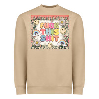Mushroom fuck this shit Heavyweight Sweatshirt - MaliasSmallBusiness