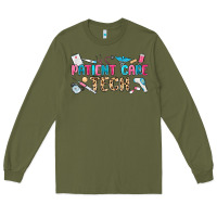 Army Green patient care tech Long Sleeve Tee - MaliasSmallBusiness