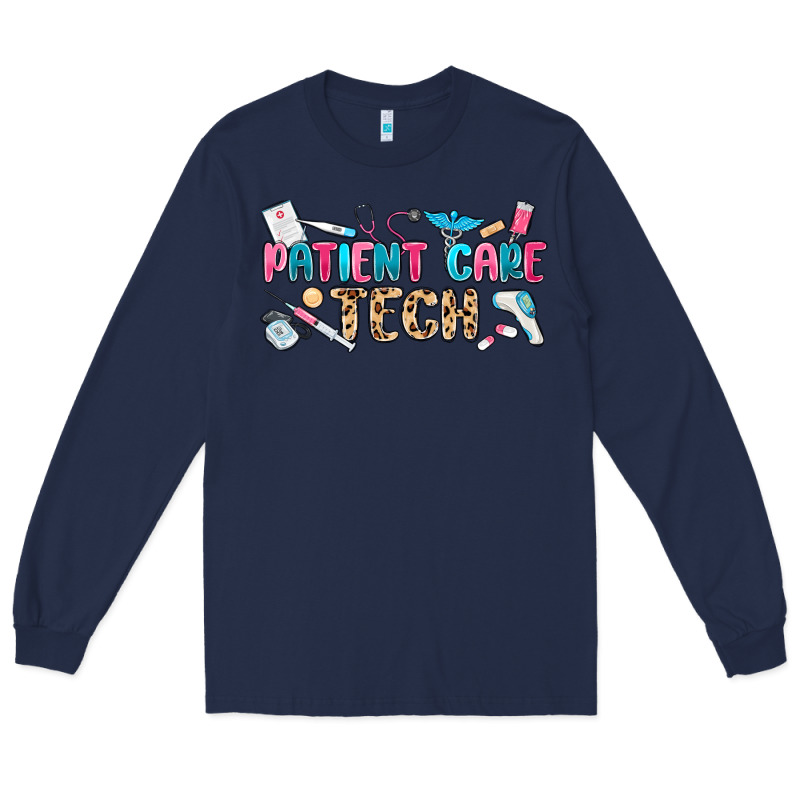 Patient Care Tech Long Sleeve Tee by MaliasSmallBusiness | Teevron
