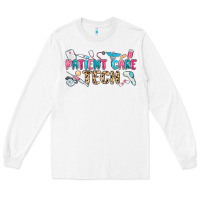 White patient care tech Long Sleeve Tee - MaliasSmallBusiness