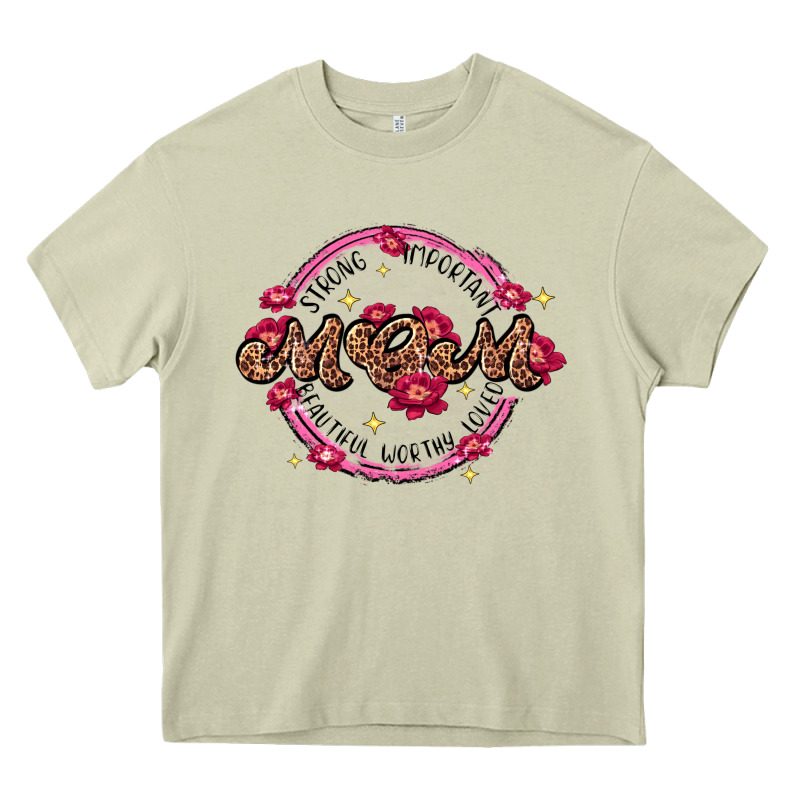 Strong Important Mom Beautiful Worthy Loved Heavy Core Tee by JahusDesignShop | Teevron