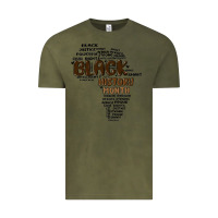 Vintage Olive black history month Vintage Tee - MaliasSmallBusiness