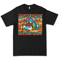 Black western gemstone sunflower nurse Premium Tee - JahusDesignShop