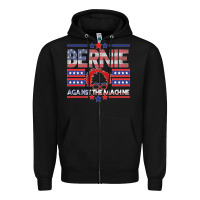 Black Bernie Against The Machine Zipper Hoodie - Bettercallsaul