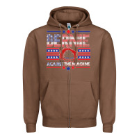 Chestnut Bernie Against The Machine Zipper Hoodie - Bettercallsaul
