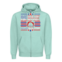 Seafoam Bernie Against The Machine Zipper Hoodie - Bettercallsaul