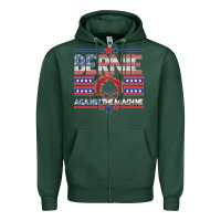 Bernie Against The Machine Zipper Hoodie | Teevron
