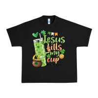 Black st. patricks day jesus fills my cup Urban Heavy Tee - MaliasSmallBusiness