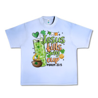 Grape Ice st. patricks day jesus fills my cup Urban Heavy Tee - MaliasSmallBusiness