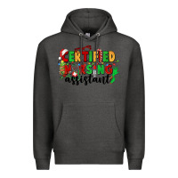 Charcoal Heather certified nursing assistant Premium Hoodie - CowGirlArtShop