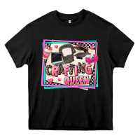 Black crafting queen Heavy Core Tee - AdoDesignShop