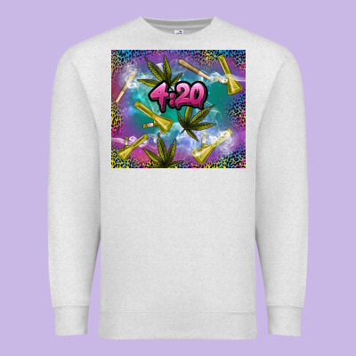 4 20 Marijuana Holiday Premium Sweatshirt Designed By Tumblerdesignbyshophia