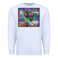 White 4 20 marijuana holiday Premium Sweatshirt - TumblerDesignByShophia