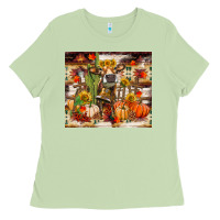 Matcha fall heifer cow Ladies Tee - RanaPortraitStore