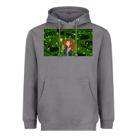 Storm wizard girl and cat Heavyweight Hoodie - TumblerDesignByShophia