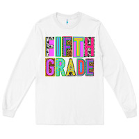 White fifth grade Long Sleeve Tee - NancyCooperArtShop