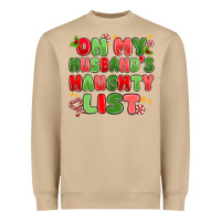 Mushroom on my husband's naughty list Heavyweight Sweatshirt - MaliasSmallBusiness