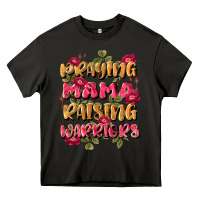 Asphalt praying mama raising warriors Heavy Core Tee - JahusDesignShop