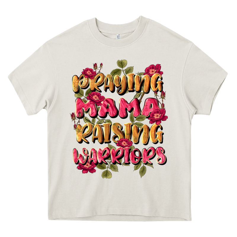 Praying Mama Raising Warriors Heavy Core Tee by JahusDesignShop | Teevron