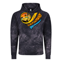 Cloud Black school bus heart Vintage Hoodie - Jasminsmagicworld