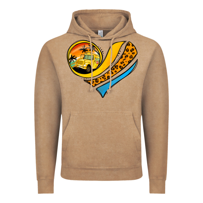 School Bus Heart Vintage Hoodie by Jasminsmagicworld | Teevron