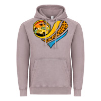 Vintage Zinc school bus heart Vintage Hoodie - Jasminsmagicworld