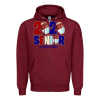 Burgundy Quarantined Senior 2020 American Football Zipper Hoodie - Bettercallsaul