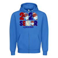 True Royal Quarantined Senior 2020 American Football Zipper Hoodie - Bettercallsaul