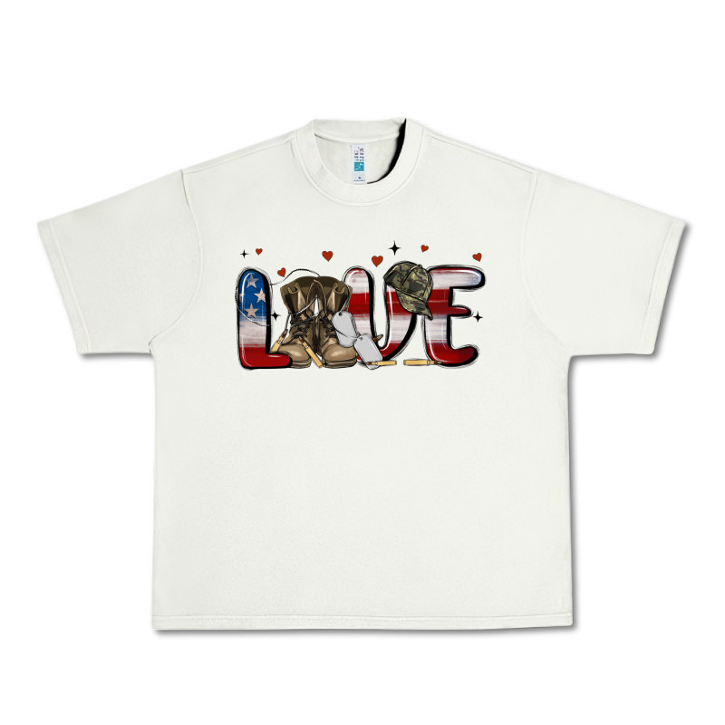 Love Army Urban Heavy Tee by MaliasSmallBusiness | Teevron