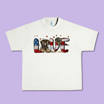 Love Army Urban Heavy Tee Designed By Maliassmallbusiness