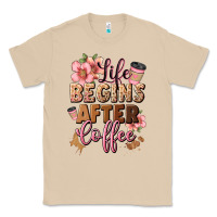 Mushroom life begins after coffee Classic Tee - JahusDesignShop