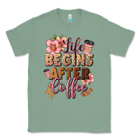 Sage life begins after coffee Classic Tee - JahusDesignShop
