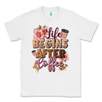 White life begins after coffee Classic Tee - JahusDesignShop
