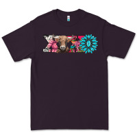 Plum xoxo braunvieh cow Premium Tee - AdoDesignShop