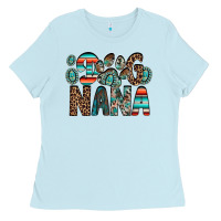 Baby Blue dog nana Ladies Tee - RacoonDesign
