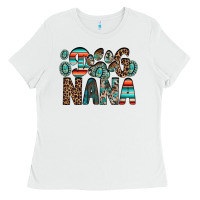 White dog nana Ladies Tee - RacoonDesign